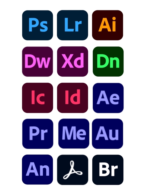 ps pr ai ae等软件！