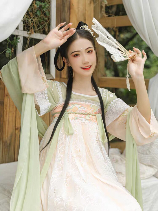 【华裳九州】走秀款汉尚华莲爱神丘丘原创汉服...