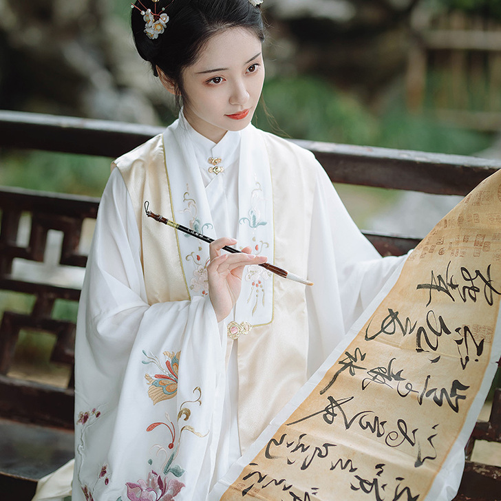 【狂欢价】醉雨朵原创沁园春明制比甲立领汉服...