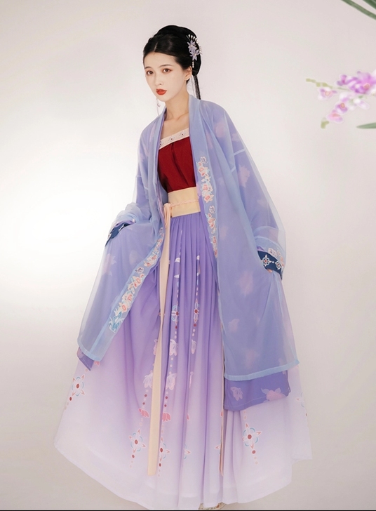 醉婵汉服   婵蝶   S码