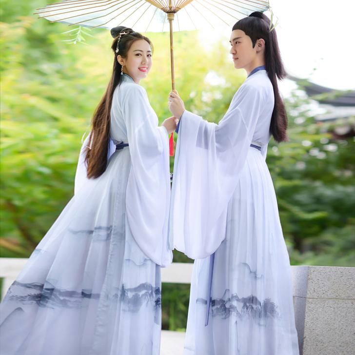 如梦霓裳春款汉服女齐腰襦裙大袖衫相思引魏晋...