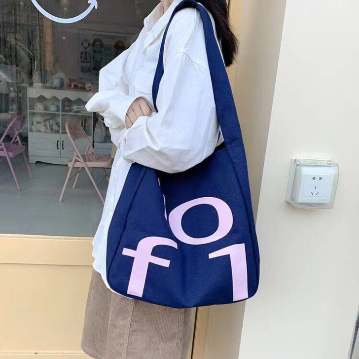 10f1，韩版帆布包，宽松，能装，下图为网...