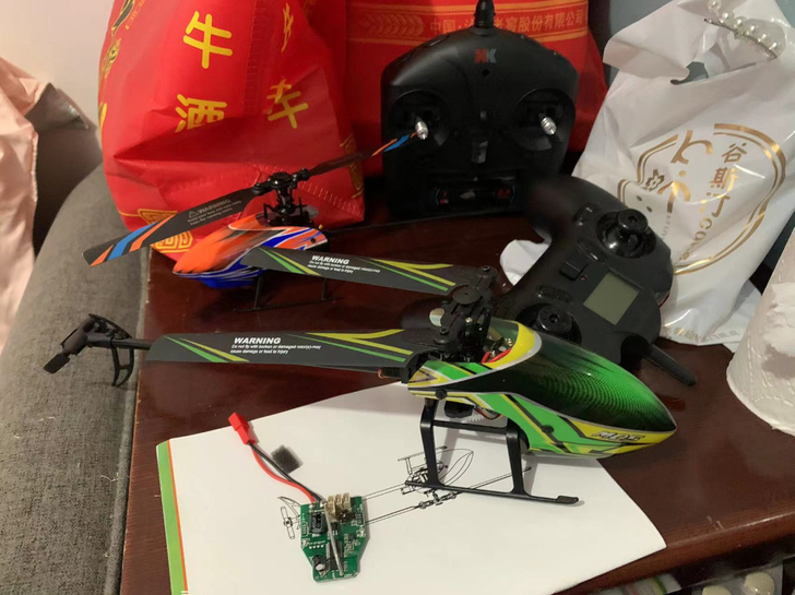 JJRCm05遥控单桨直升机,除主板外其他...