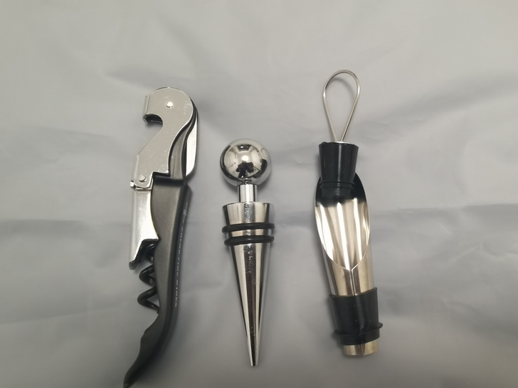 多功能红酒开瓶器，酒塞，饮酒器，不锈钢材质...
