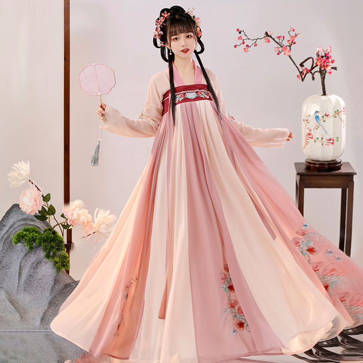 汉服女正品原创花君怡中国风白菜正版全套秋季...
