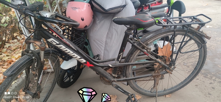 03年旅行车，骑行轻快，车座是换新的，正常...