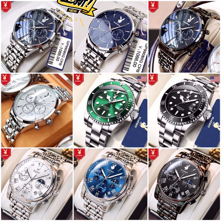 实体店关店 处理一批全新花花公子手表 ...