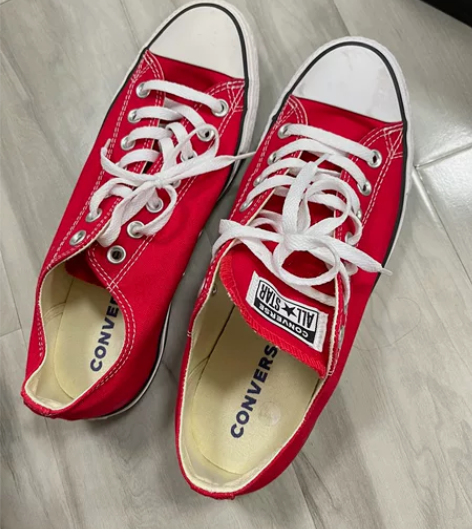 Converse/匡威男式经典红低帮帆布鞋...