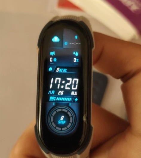（8成新）小米手环6/智能血氧心率监测蓝…...