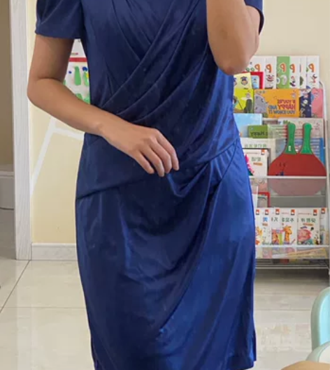 朗姿 气质优雅连衣裙 港风礼服裙 专柜...