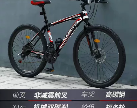 山地自行车成年人越野变速公路赛车男款单车初...