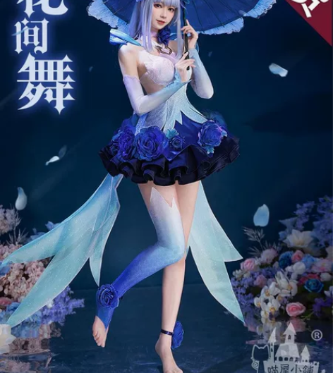 L:王者荣耀-公孙离-花间舞，袜子抽丝泛白...