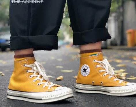 Converse匡威1970s黄色高帮低帮...