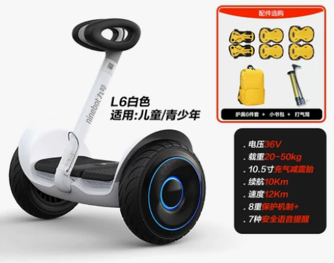 小Mi米家九号平衡车双轮平行车智能儿童成年...