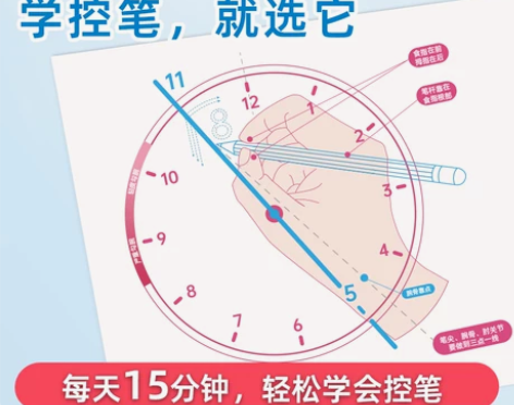 小学生练字帖 小学生状元座书法钟表盘练字正...