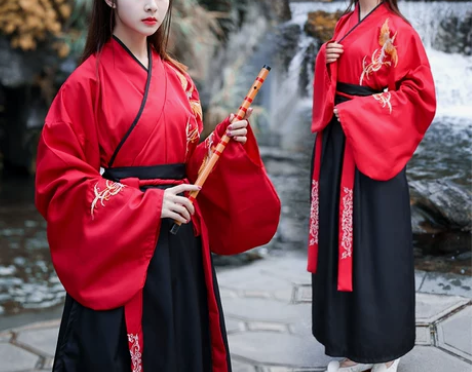 日常改良汉服魏晋中国风学生毕业照班服演出服...