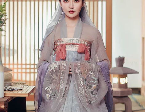 都城南庄汉服 南歌子 绣花印花原创齐胸襦裙...