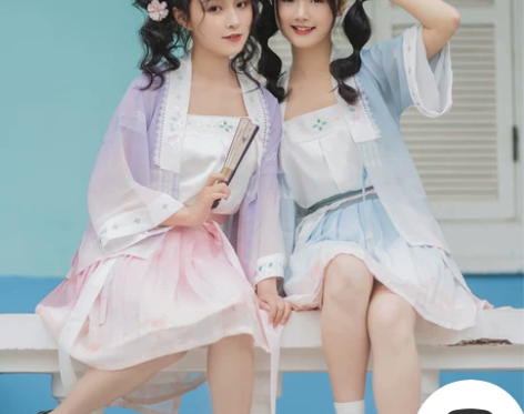 慕夏—初夏原创汉服女宋制褙子吊带中国风齐腰...
