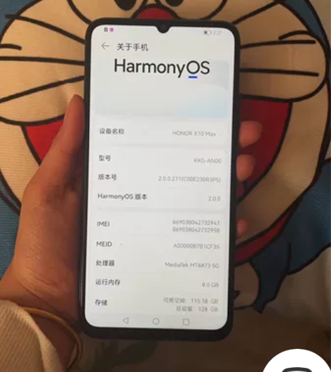 父母自用大屏手机 荣耀x10max 5G版...