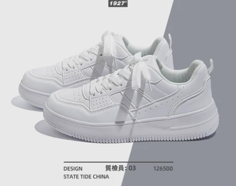 Warrior/回力小白鞋女秋冬2022
