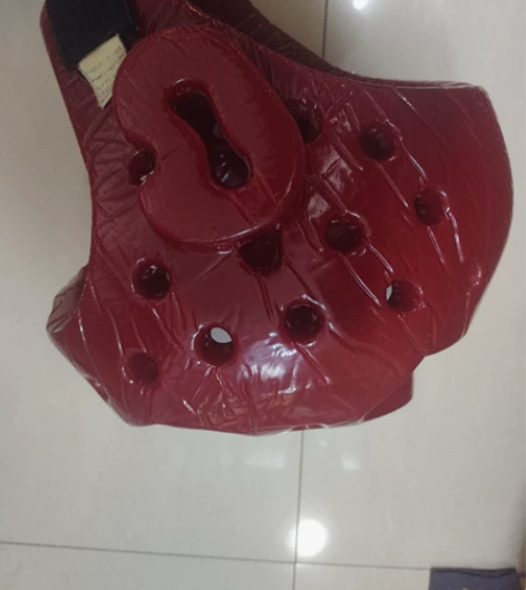 九成新,全套跆拳道护具套装护腿护裆护胸护臂...