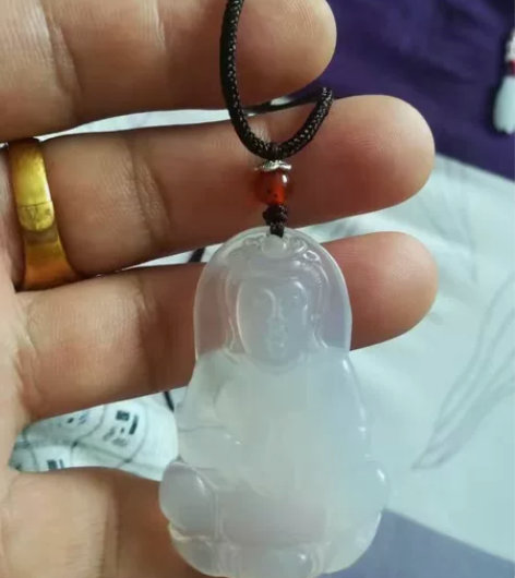捡漏的来!玉雕工厂不开了,天然A货玉观音吊...