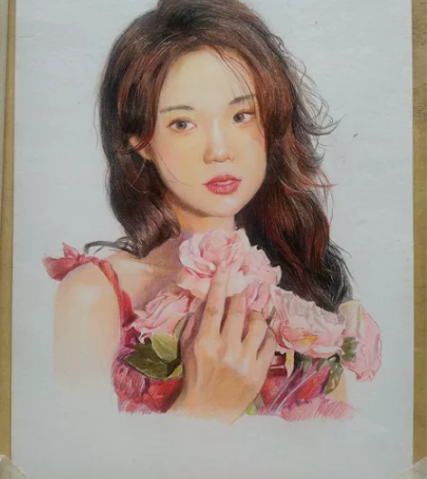 定制彩铅人像画像定制，定制彩铅画、素描、手...
