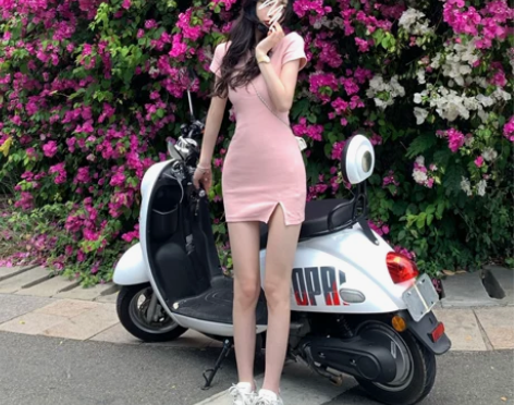 JMSHOP 元气美女子 纯欲裙子女夏季p...