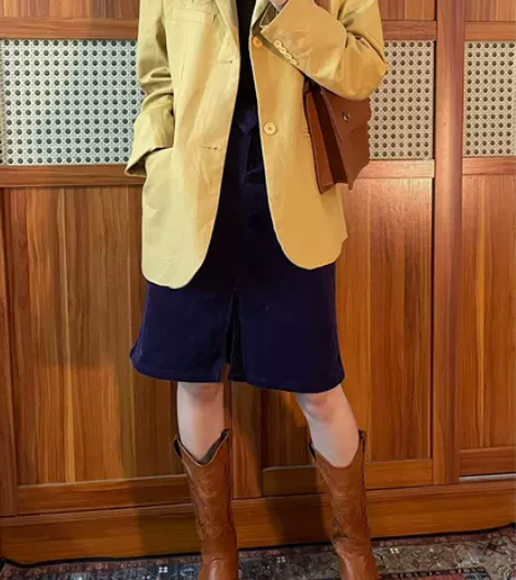 vintage西装外套复古极简风 外套 内...