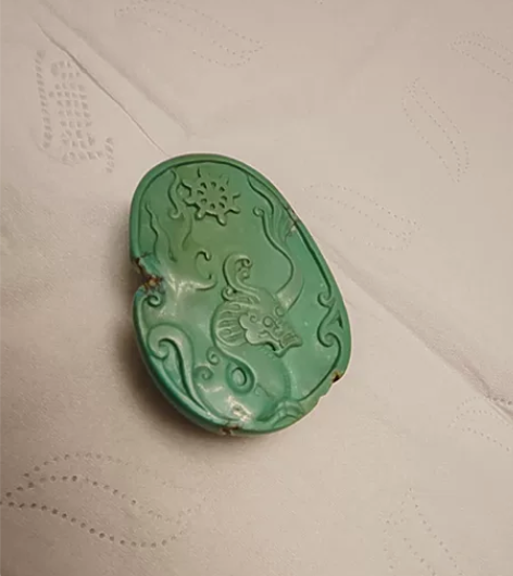 绿松石古龙牌子 感兴趣的话点“我想要”和我...