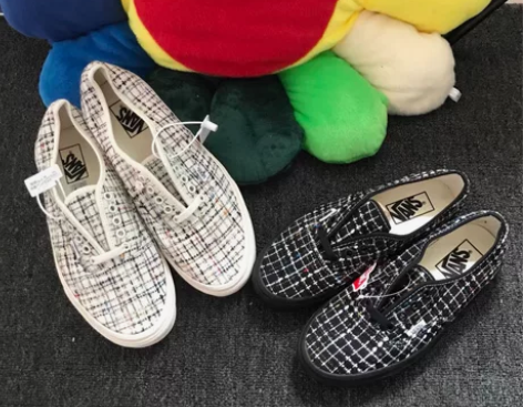 正品VANS 小香风aut黑白 全新未下地...