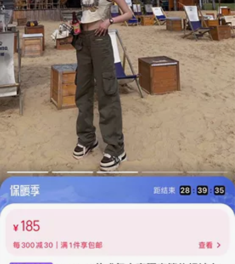 BeerBro美式复古高腰直筒休闲裤女春欧...