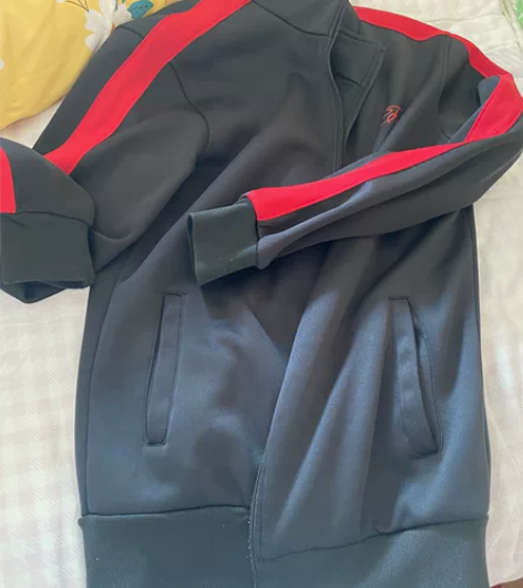 男式加绒运动服套装,适合120~150斤人...