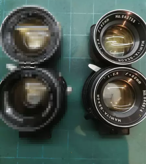 玛米亚C330双反镜头， 80mm f2....