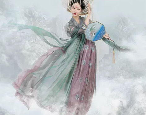 都城南庄汉服 幻苍穹 原创印花绣花新品齐胸...