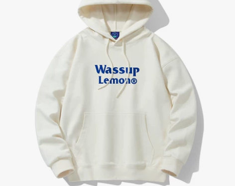 WASSUP LEMON国潮牌重磅卫衣男连...