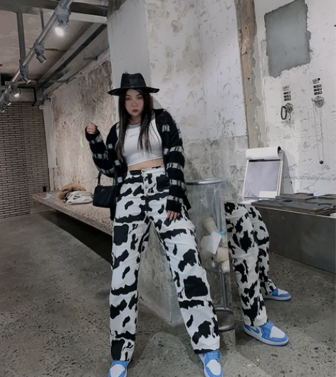 Boolibyoo 花花自制大码复古小众奶...