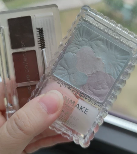 canmake花瓣高光+眉粉 正品保证,不...