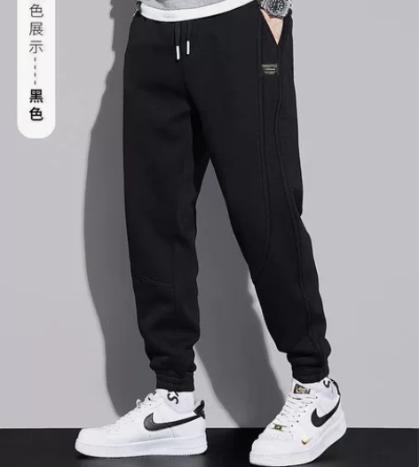 休闲裤 卫裤 男士 秋冬季 宽松束脚 藏青...