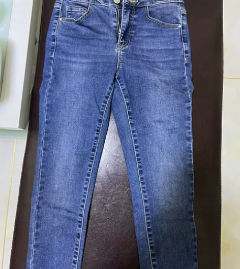 VERO MODA高腰牛仔裤,Xs码 感兴...
