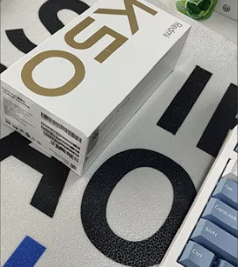 红米k50 8+128墨羽黑色全新未拆封正...
