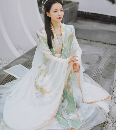 都城南庄汉服朔夜 裙子换码 对襟齐腰襦裙霞...
