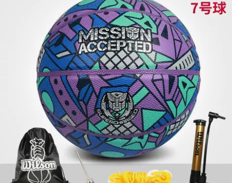 wilson篮球变形金刚几何图案比赛训练款...