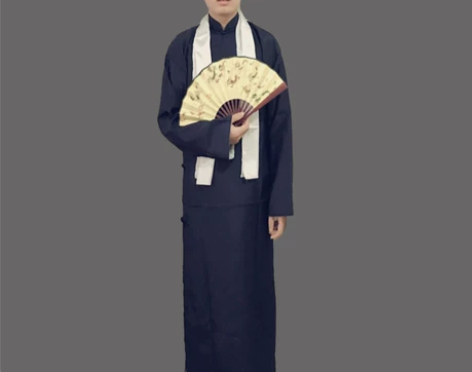 [转卖]特价长衫中式民国相声服演出古装长袍...