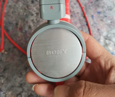 Sony/索尼 头戴式重低音有线耳机游戏通...