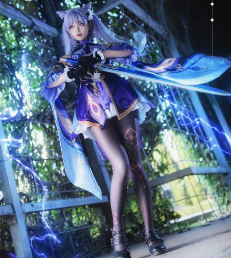 三町目家刻晴cos 衣服+配饰+假发+鞋子...
