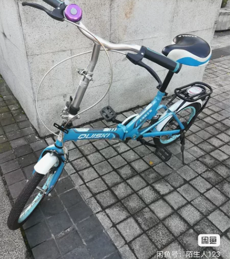 折叠自行车,16寸,95成新,大人、娃儿都...