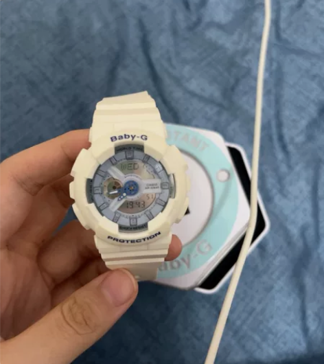 卡西欧baby-g 蓝色朋友送的 真假不知...