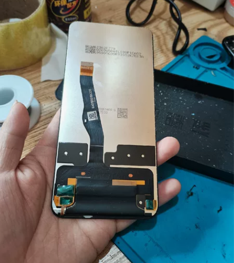 畅享10plus 拆机屏幕,盖板小花,贴...