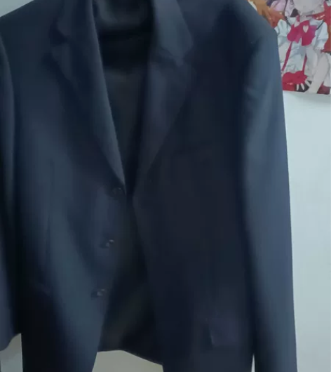 男士西装 长时间不穿落灰较多,微瑕,无破损...